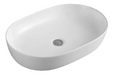 Above Counter Basin 8310, oval ceramic sink in white, dimensions 600 x 420 x 120 mm, 32mm waste opening, ideal for modern bathrooms.