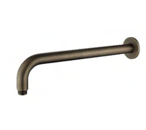 Antique Brass Wall Mounted Arm ABM-010 with 300mm length and sleek antique brass finish for modern bathroom installations.