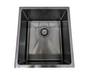 Black Single Bowl Sink – 390440190mm Stainless Steel Sink with a sleek black matte finish