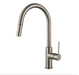 Brushed Nickel Pull-out Kitchen/Laundry Mixer with 35mm Cartridge, 393mm Height