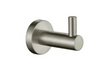 Brushed Nickel Robe Hook BN-5053-1 – Wall-mounted, contemporary hook for modern bathrooms.