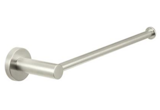 Brushed Nickel Towel Holder BN-5060-1 – Wall-mounted towel bar for contemporary bathrooms with brushed nickel finish.