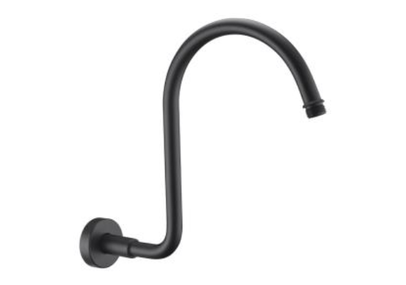 Black Round Wall Mounted Shower Arm