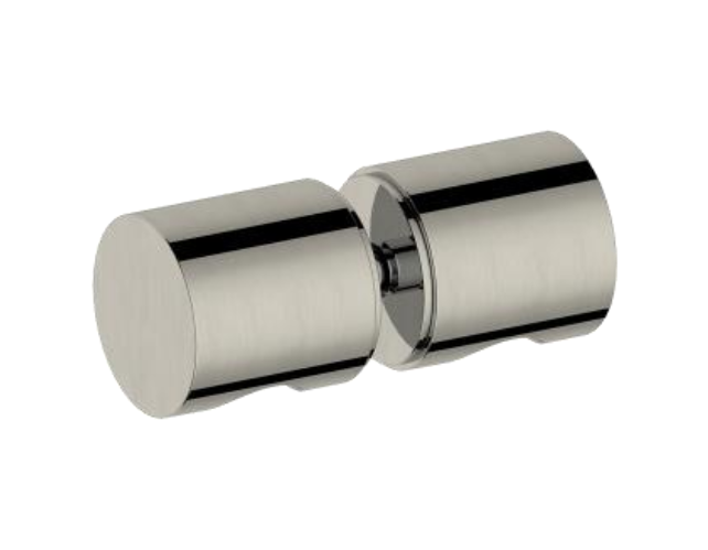 Brushed Nickel Shower Glass Clamp