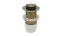 DGP107-32 Brushed Gold Pop-Up – 32mm drain with no overflow, including adapter for modern bathroom basins.