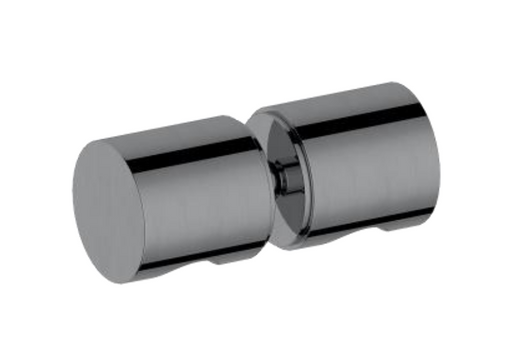 Gunmetal Shower Door Handle (Model: JD-M459BS) with a modern gunmetal finish, designed for secure grip and easy installation in contemporary bathrooms.