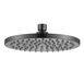 Gunmetal Shower Head Model UNS-20R with Ø 200mm diameter and seven nozzles, perfect for modern bathrooms.