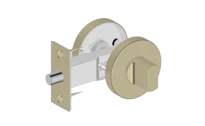 JD-MH601PTS Brushed Gold Door Lock – High-quality brass lock with elegant brushed gold finish for secure door installations.