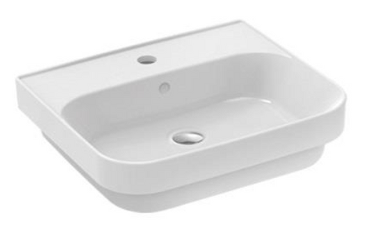 MG-7130F Drop-In Basin – 460mm x 400mm x 140mm, 1 taphole with 32mm outlet waste, ideal for modern bathrooms.