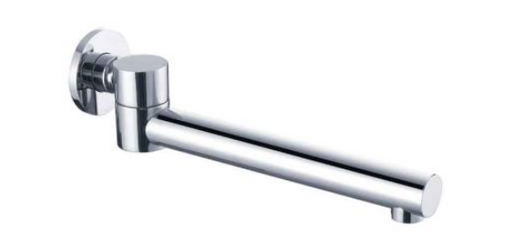 PK-0434 Chrome Swivel Bath Spout 242mm – Modern Bathroom Accessory