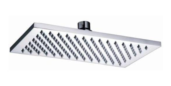 SPW-2515 Rectangular Shower Head – Modern Stainless Steel Showerhead with WELS 3 Star Rating