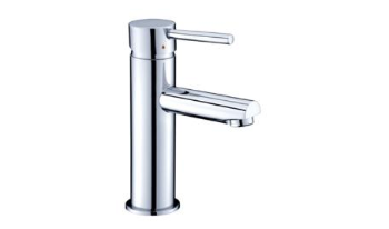 TK70A Round Basin Mixer – 35mm cartridge chrome bathroom mixer for modern basin setups.