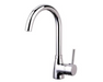 TK70C Round Kitchen Mixer – Chrome high-arching kitchen faucet with 40mm cartridge for modern kitchens.