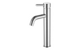 TK70Q Round Tall Basin Mixer – Chrome tall basin mixer with high-arching spout for modern bathrooms.