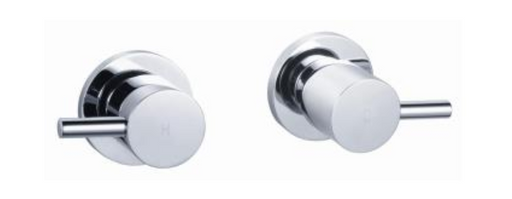 TPR-106 Round Handle Wall Top Assemblies – Chrome wall-mounted handles for modern bathroom setups.