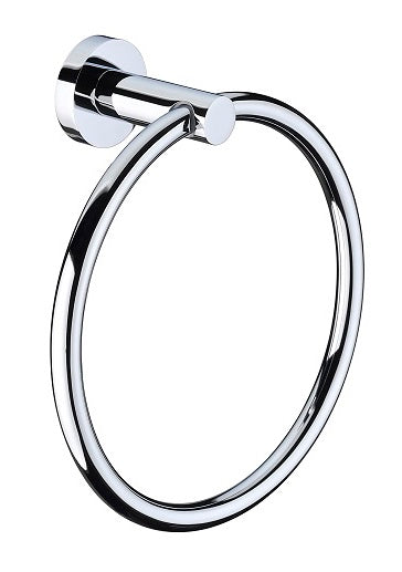 5060 Round Towel Ring – Chrome wall-mounted ring for modern bathrooms, ideal for hanging towels.