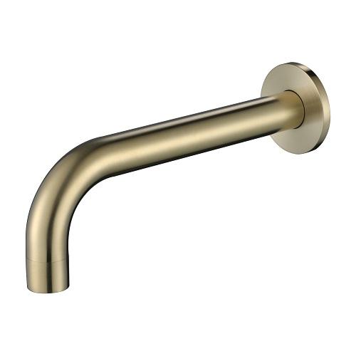 Brushed Gold Wall Spout