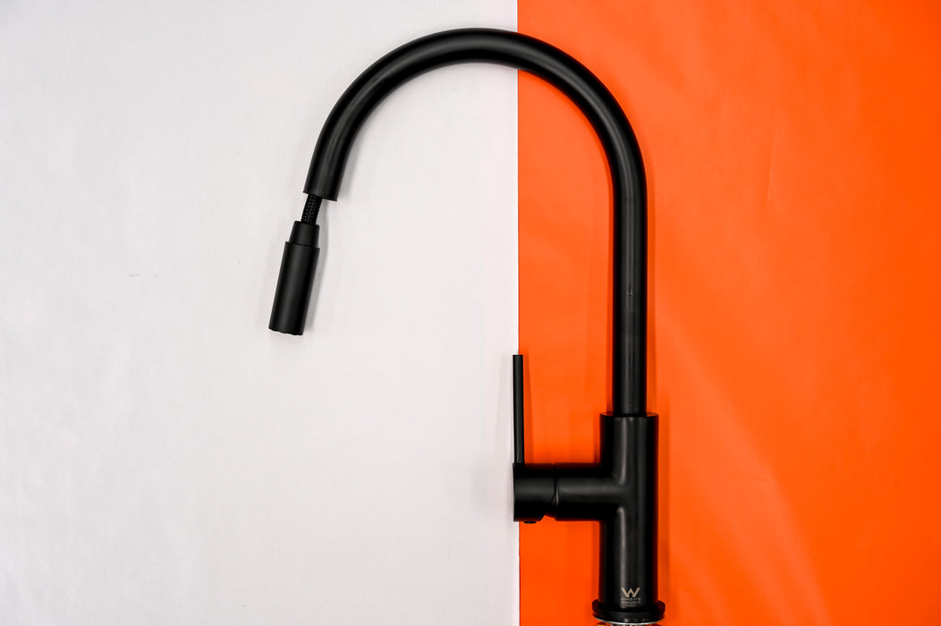 Black Pull Out Kitchen Mixer