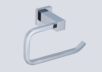 Rola Toilet Paper Holder – Chrome wall-mounted toilet paper holder for modern bathrooms.