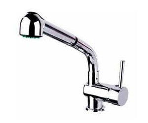 TK70V Vege Spray Mixer – 289mm chrome spray mixer with 231mm (H) x 236mm (D) spout for efficient kitchen use.