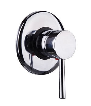 TK70W Round Wall Mixer – Chrome-plated bathroom wall mixer with round design and 40mm cartridge for modern bathrooms.