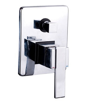 Square Wall Shower Mixer With Diverter
