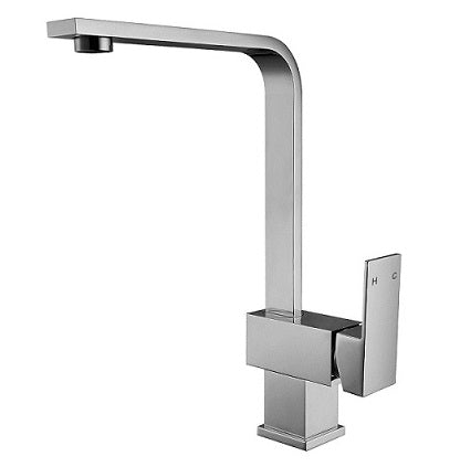 TYO-43T Square Kitchen Mixer – Modern high-arch chrome kitchen tap with a sleek design.